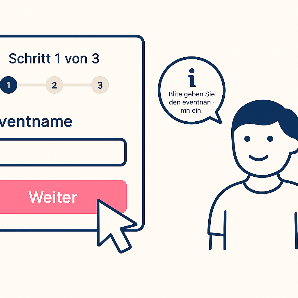 Geführte Formulare – jederzeit wissen, was gefragt ist